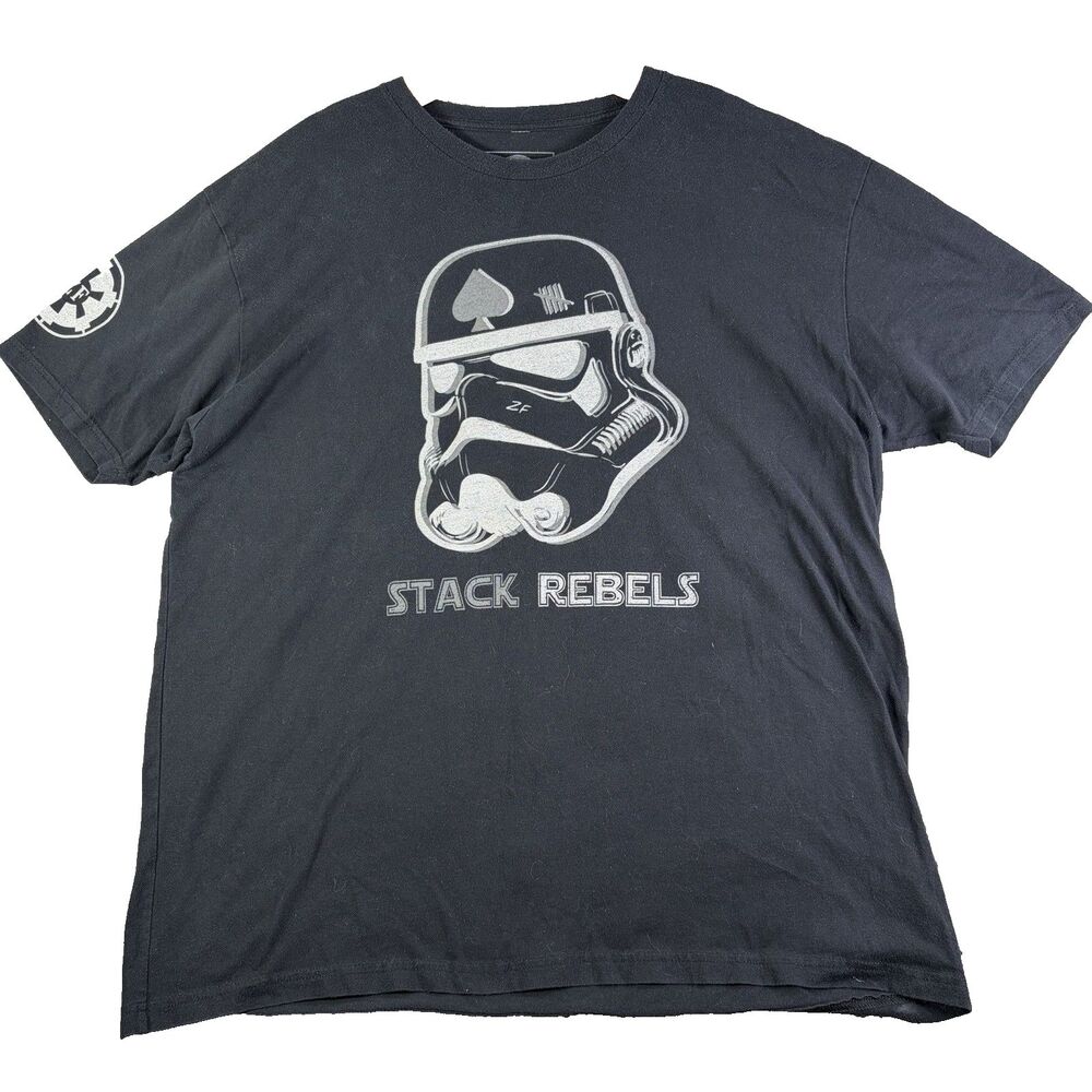 Zero Foxtrot T-Shirt Mens 2XL "Stack Rebel" Star Wars Black Activewear Training
